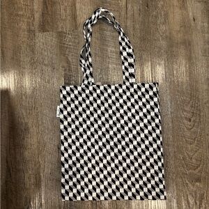 Black & White Geometric Tote Bag